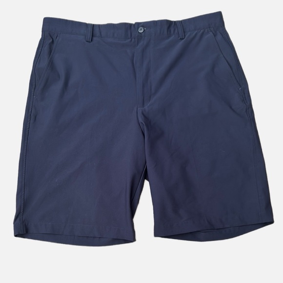 Footjoy Dark Blue Men's Size 36 Golf Shorts 10" Inseam Belted w/ Pockets - Picture 1 of 11